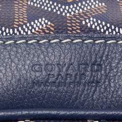 Goyard Blue Goyardine Coated Canvas and Leather Petit Flot Bucket Bag
