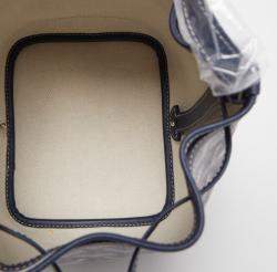 Goyard Blue Goyardine Coated Canvas and Leather Petit Flot Bucket Bag
