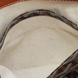 Pre Owned Goyard Brown Goyardine Coated Canvas and Leather Saint Louis GM Tote