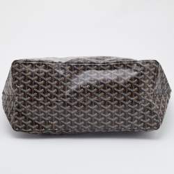 Pre Owned Goyard Brown Goyardine Coated Canvas and Leather Saint Louis GM Tote