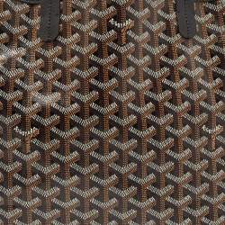 Goyard Black Goyardine Coated Canvas and Leather Saint Louis PM Tote