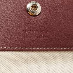 Goyard Burgundy Goyardine Coated Canvas and Leather Saint Louis PM Tote