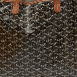 Goyard Brown/Tan Goyardine Coated Canvas and Leather Saint Louis PM Tote