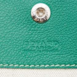 Goyard Green Goyardine Coated Canvas and Leather Saint Louis PM Tote