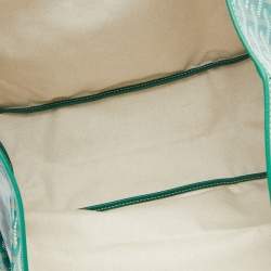 Goyard Green Goyardine Coated Canvas and Leather Saint Louis PM Tote