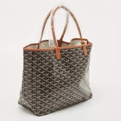 Goyard Brown Goyardine Coated Canvas and Leather Saint Louis PM Tote