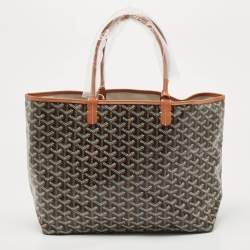 Goyard Brown Goyardine Coated Canvas and Leather Saint Louis PM Tote