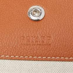 Goyard Brown/Black Goyardine Coated Canvas and Leather Saint Louis PM Tote