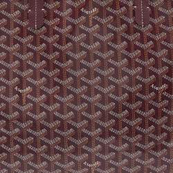 Goyard Burgundy Goyardine Coated Canvas and Leather Saint Louis PM Tote