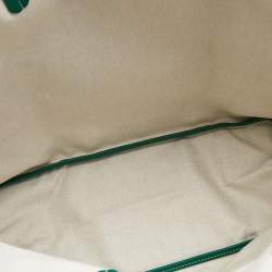 Goyard Green Goyardine Coated Canvas and Leather Saint Louis PM Tote