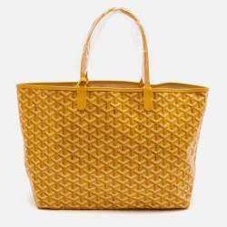 New Goyard St. Louis PM Open Tote Bag - Yellow Authenticity Guarantee
