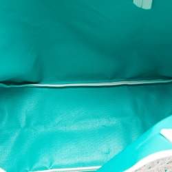 Goyard White/Green Goyardine Coated Canvas and Leather Saint Louis PM Tote