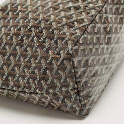 Goyard Black Goyardine Coated Canvas and Leather Saint Louis PM Tote