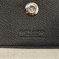 Goyard Black Goyardine Coated Canvas and Leather Saint Louis PM Tote
