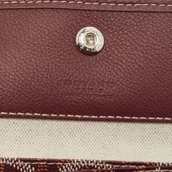Goyard Burgundy Goyardine Coated Canvas and Leather Saint Louis Special Edition PM Tote