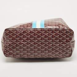Goyard Burgundy Goyardine Coated Canvas and Leather Saint Louis Special Edition PM Tote