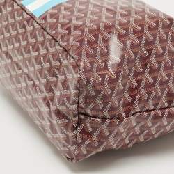 Goyard Burgundy Goyardine Coated Canvas and Leather Saint Louis Special Edition PM Tote