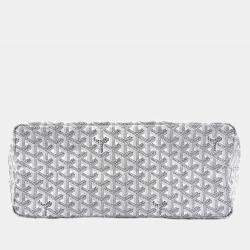 Goyard White Goyardine Coated Canvas and Leather Saint Louis PM Tote