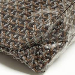 Goyard Black Goyardine Coated Canvas and Leather Saint Louis PM Tote