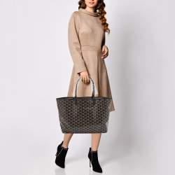 black-goyard-bag-tennis-dress - The Style Editrix