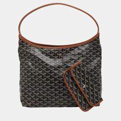 Goyard Boheme Hobo Black and Tan