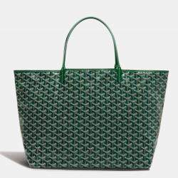 GOYARD SAINT LOUIS GM Green Tote Bag Pouch Woman Shopping Purse