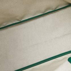 Goyard Green Goyardine Coated Canvas and Leather Saint Louis PM Tote