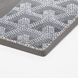 Goyard Grey Goyardine Coated Canvas and Leather Saint Sulpice Card Holder