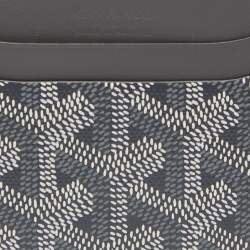 Goyard Grey Goyardine Coated Canvas and Leather Saint Sulpice Card Holder