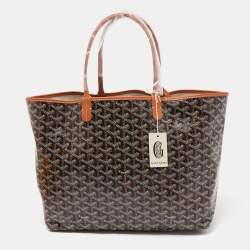 Goyard Brown Goyardine Coated Canvas and Leather Saint Louis PM Tote