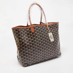 Goyard Brown Goyardine Coated Canvas and Leather Saint Louis PM Tote