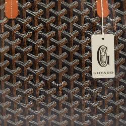 Goyard Brown Goyardine Coated Canvas and Leather Saint Louis PM Tote