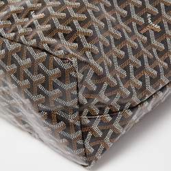 Goyard Brown Goyardine Coated Canvas and Leather Saint Louis PM Tote