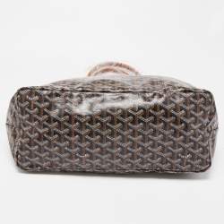 Goyard Brown Goyardine Coated Canvas and Leather Saint Louis PM Tote