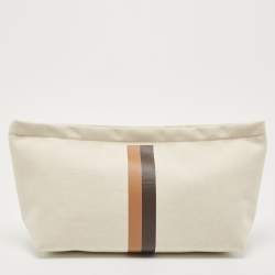 Goyard Off White Canvas Necessaire Organizer Pouch 