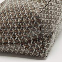 Pre Owned Goyard Black Goyardine Coated Canvas and Leather Saint Louis GM Tote
