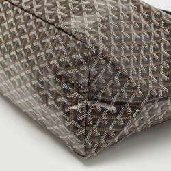 Pre Owned Goyard Black Goyardine Coated Canvas and Leather Saint Louis GM Tote