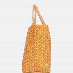 Goyard Yellow Goyardine Coated Canvas and Leather Saint Louis GM Tote