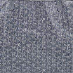 Goyard Grey Goyardine Coated Canvas and Leather Saint Louis GM Tote