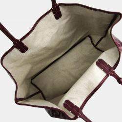 Goyard Burgundy Goyardine Coated Canvas and Leather Saint Louis PM Tote