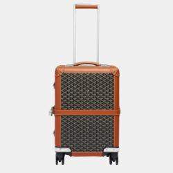 Bourget Trolley Case Suitcase Canvas Leather 360 Degree Rotative