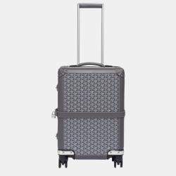 Famous Bourget Pm Trolley Case Suitcase Canvas Leather 360 Degree