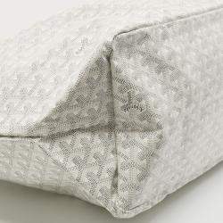 Goyard White Goyardine Coated Canvas and Leather Saint Louis GM Tote