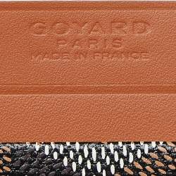 Pre Owned حافظة بطاقات جويارد سان سولبيس جلد وكانفاس مقوى جوياردين أسود