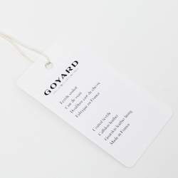 Pre Owned حافظة بطاقات جويارد سان سولبيس جلد وكانفاس مقوى جوياردين أسود