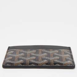 Goyard Brown Goyardine Coated Canvas and Leather Saint Sulpice Card Holder