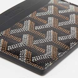 Goyard Brown Goyardine Coated Canvas and Leather Saint Sulpice Card Holder