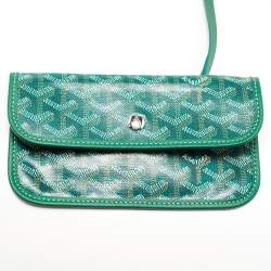 Goyard Green Goyardine Coated Canvas and Leather Saint Louis GM Tote