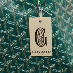 Goyard Green Goyardine Coated Canvas and Leather Saint Louis GM Tote