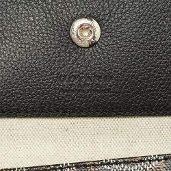 Pre Owned Goyard Black Goyardine Coated Canvas and Leather Saint Louis PM Tote